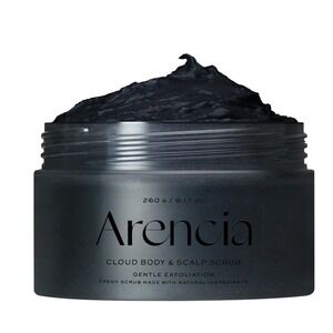 Arencia Black Fresh Cloud Sea Salt Scrub Body Scalp Exfoliator Korean Beauty NIB